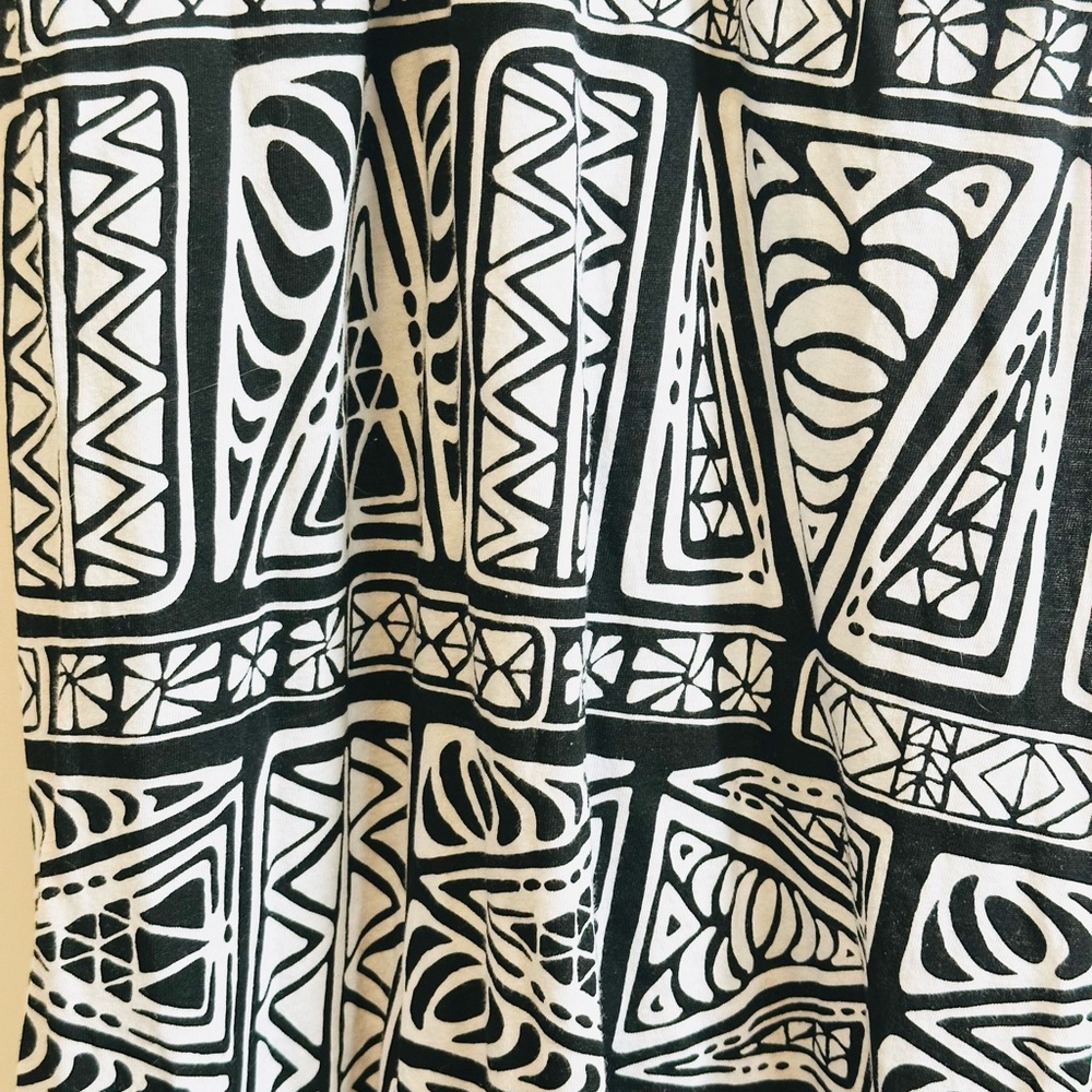 Sundress O’NEILL Maxi Dramatic Blk White Batik Adjust Strap Cotton Sz S/P S - Picture 3 of 16